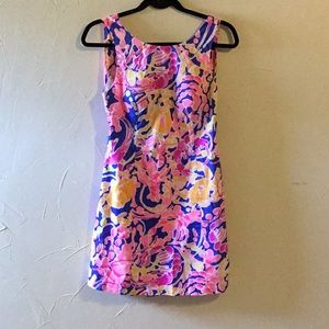 Lilly Pulitzer Courtney Pink Purple Shift Sun Dress